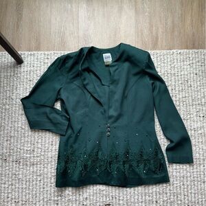 Vintage Embroidered Blazer / Jacket | Karen Kwong